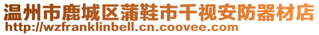 溫州市鹿城區(qū)蒲鞋市千視安防器材店