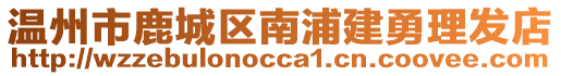 溫州市鹿城區(qū)南浦建勇理發(fā)店