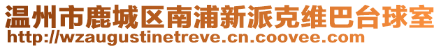 溫州市鹿城區(qū)南浦新派克維巴臺(tái)球室