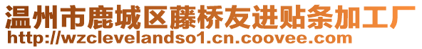 溫州市鹿城區(qū)藤橋友進貼條加工廠