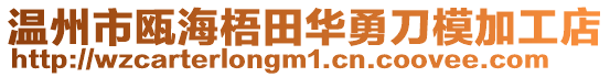 溫州市甌海梧田華勇刀模加工店