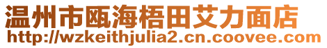 溫州市甌海梧田艾力面店