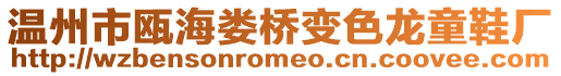 溫州市甌海婁橋變色龍童鞋廠