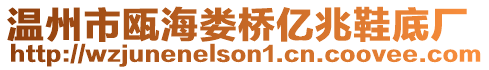 溫州市甌海婁橋億兆鞋底廠