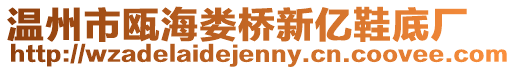 溫州市甌海婁橋新億鞋底廠