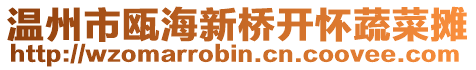 溫州市甌海新橋開懷蔬菜攤