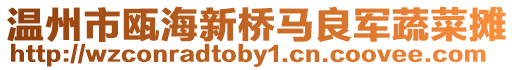 溫州市甌海新橋馬良軍蔬菜攤