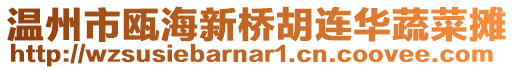 溫州市甌海新橋胡連華蔬菜攤
