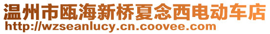 溫州市甌海新橋夏念西電動車店