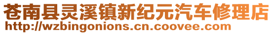 蒼南縣靈溪鎮新紀元汽車修理店