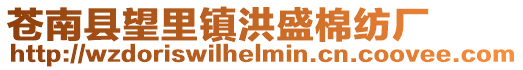 蒼南縣望里鎮洪盛棉紡廠