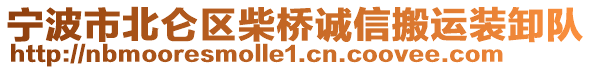 寧波市北侖區(qū)柴橋誠信搬運裝卸隊