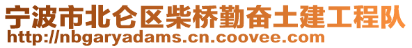 寧波市北侖區(qū)柴橋勤奮土建工程隊