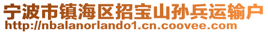 寧波市鎮(zhèn)海區(qū)招寶山孫兵運(yùn)輸戶