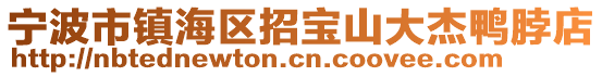 寧波市鎮海區招寶山大杰鴨脖店