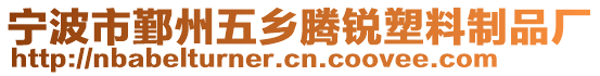 寧波市鄞州五鄉騰銳塑料制品廠