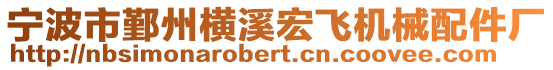 寧波市鄞州橫溪宏飛機(jī)械配件廠