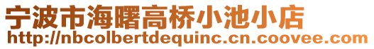 寧波市海曙高橋小池小店