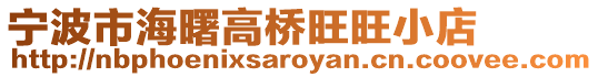 寧波市海曙高橋旺旺小店