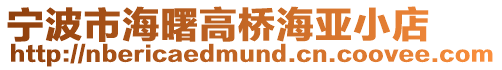 寧波市海曙高橋海亞小店