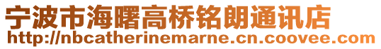 寧波市海曙高橋銘朗通訊店