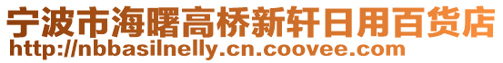寧波市海曙高橋新軒日用百貨店