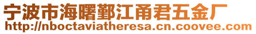 寧波市海曙鄞江甬君五金廠(chǎng)