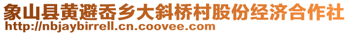 象山縣黃避岙鄉(xiāng)大斜橋村股份經(jīng)濟(jì)合作社