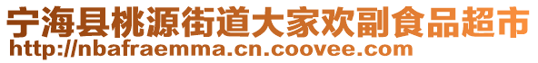 寧?？h桃源街道大家歡副食品超市