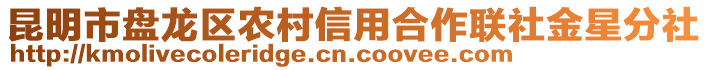 昆明市盘龙区农村信用合作联社金星分社