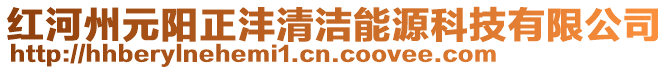 紅河州元陽正灃清潔能源科技有限公司