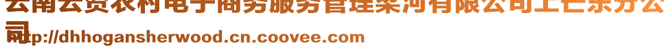 云南云資農(nóng)村電子商務(wù)服務(wù)管理梁河有限公司上芒東分公
司