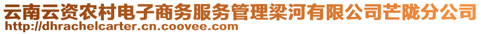 云南云資農(nóng)村電子商務服務管理梁河有限公司芒隴分公司