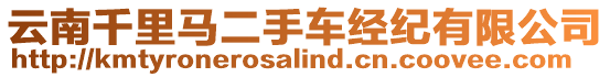 云南千里馬二手車經(jīng)紀(jì)有限公司