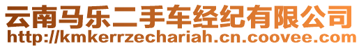 云南馬樂二手車經(jīng)紀(jì)有限公司