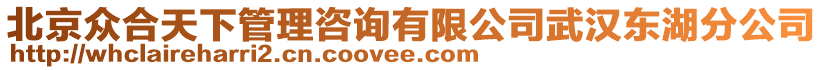 北京眾合天下管理咨詢有限公司武漢東湖分公司