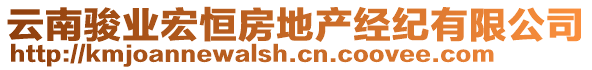 云南駿業(yè)宏恒房地產(chǎn)經(jīng)紀有限公司