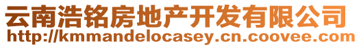 云南浩銘房地產(chǎn)開(kāi)發(fā)有限公司