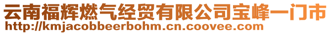 云南福輝燃?xì)饨?jīng)貿(mào)有限公司寶峰一門市