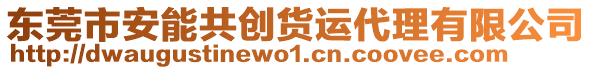 東莞市安能共創(chuàng)貨運(yùn)代理有限公司