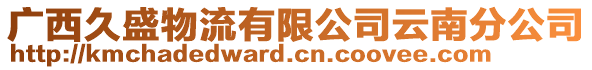 廣西久盛物流有限公司云南分公司