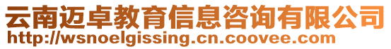 云南邁卓教育信息咨詢有限公司
