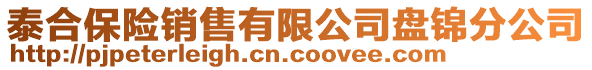 泰合保險(xiǎn)銷(xiāo)售有限公司盤(pán)錦分公司