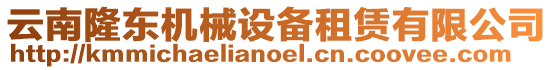 云南隆東機械設備租賃有限公司