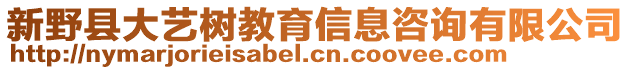 新野縣大藝樹教育信息咨詢有限公司