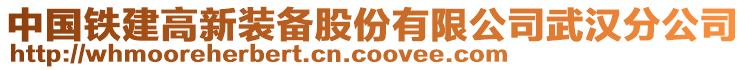 中國鐵建高新裝備股份有限公司武漢分公司