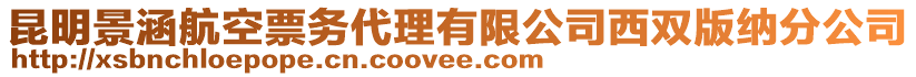 昆明景涵航空票務(wù)代理有限公司西雙版納分公司