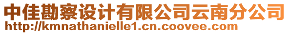 中佳勘察設(shè)計(jì)有限公司云南分公司