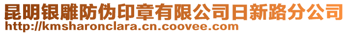 昆明銀雕防偽印章有限公司日新路分公司