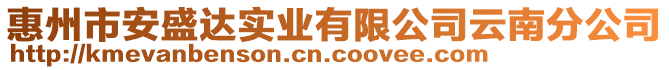 惠州市安盛達(dá)實(shí)業(yè)有限公司云南分公司